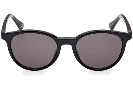 Okulary przeciwsłoneczne Guess GU5216 01A Okrągłe Czarne