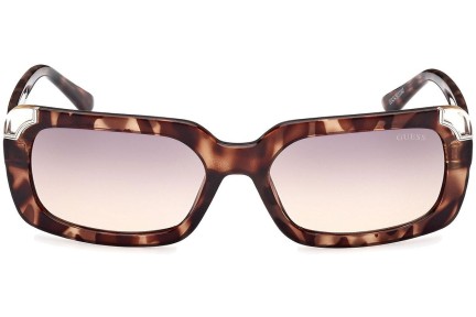 Okulary przeciwsłoneczne Guess GU7841 56B Prostokątne Havana