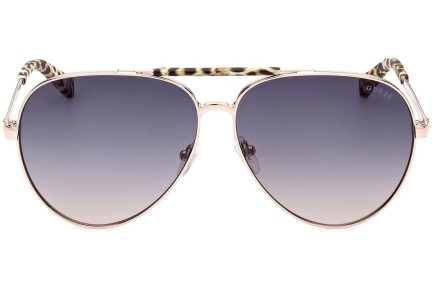 Okulary przeciwsłoneczne Guess GU5209 28B Pilotki (Aviator) Złote