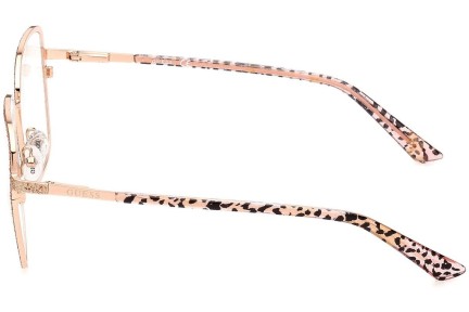 Okulary korekcyjne Guess GU2914 074 Kwadratowe Złote