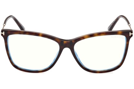 Okulary korekcyjne Tom Ford FT5824-B 052 Kocie oczy Havana