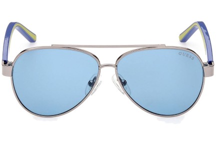Okulary przeciwsłoneczne Guess GU9221 10V Pilotki (Aviator) Srebrne