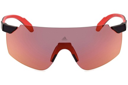 Okulary przeciwsłoneczne Adidas Sport SP0056 02L Pojedyncze | Shield Czarne