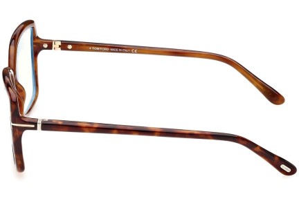 Ochelari Tom Ford FT5813-B 055 Cat Eye Havana