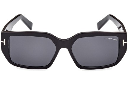 Okulary przeciwsłoneczne Tom Ford FT0989 01A Kwadratowe Czarne