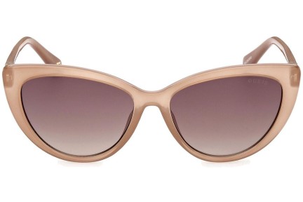 Okulary przeciwsłoneczne Guess GU5211 57F Kocie oczy Beżowe