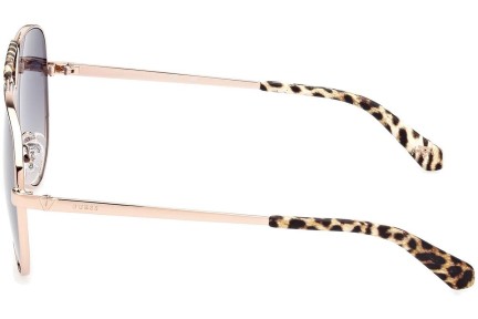 Okulary przeciwsłoneczne Guess GU5209 28B Pilotki (Aviator) Złote