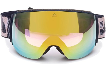 Gogle narciarskie Adidas Sport SP0053 91Z Pojedyncze | Shield Niebieskie