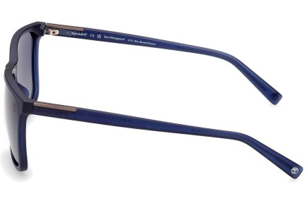 Okulary przeciwsłoneczne Timberland TB9280-H 91D Polarized Kwadratowe Niebieskie