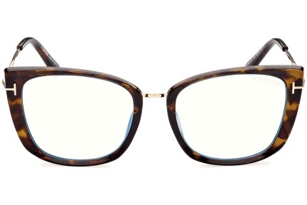 Okulary korekcyjne Tom Ford FT5816-B 052 Kocie oczy Havana