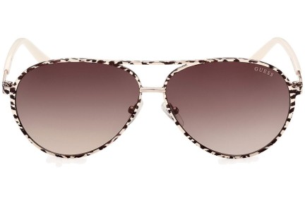 Okulary przeciwsłoneczne Guess GU7847 33F Pilotki (Aviator) Złote