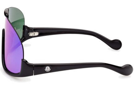 Okulary przeciwsłoneczne Moncler ML0230 01X Pojedyncze | Shield Czarne