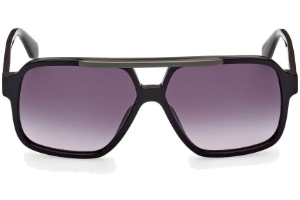 Ochelari de soare Adidas Originals OR0066 01B Pilot Negri