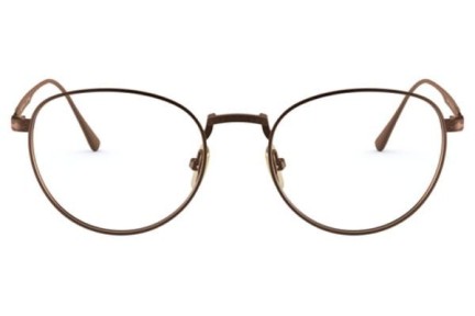 Okulary korekcyjne Persol PO5002VT 8003 Okrągłe Brązowe