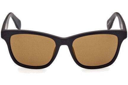 Okulary przeciwsłoneczne Adidas Originals OR0069 02G Prostokątne Czarne