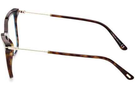 Ochelari Tom Ford FT5824-B 052 Cat Eye Havana