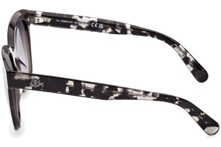 Okulary przeciwsłoneczne Moncler ML0198 05B Kwadratowe Czarne