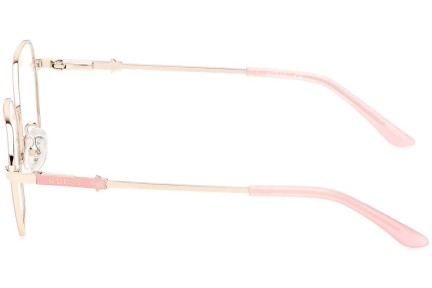 Okulary korekcyjne Guess GU9223 072 Kwadratowe Złote