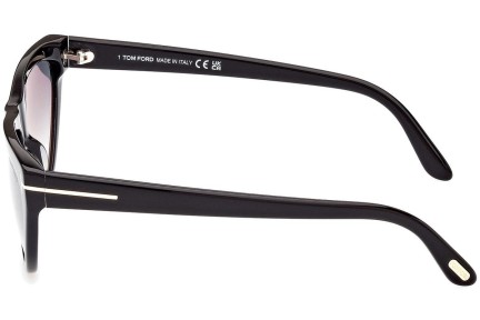 Okulary przeciwsłoneczne Tom Ford FT0990 01B Kocie oczy Czarne