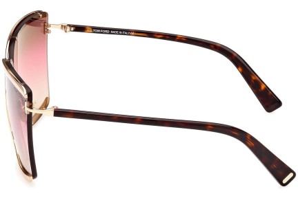 Okulary przeciwsłoneczne Tom Ford FT0936 28F Kwadratowe Złote