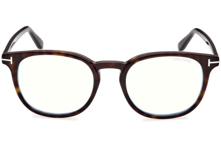 Okulary korekcyjne Tom Ford FT5819-B 052 Okrągłe Havana
