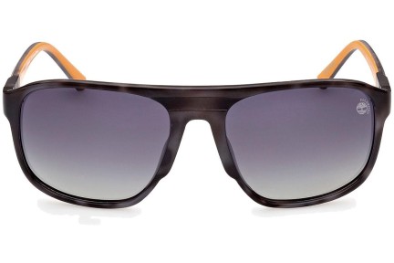 Sluneční brýle Timberland TB9278 56D Polarized Pilot Havana