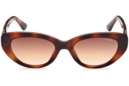 Okulary przeciwsłoneczne Guess GU7849 53F Owalne Havana