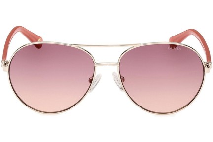 Okulary przeciwsłoneczne Guess GU5213 32Z Pilotki (Aviator) Złote