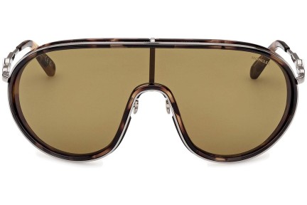 Okulary przeciwsłoneczne Moncler ML0222 55N Pojedyncze | Shield Havana
