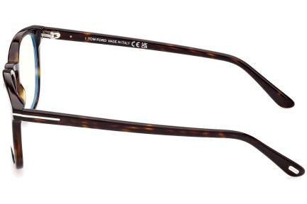 Okulary korekcyjne Tom Ford FT5819-B 052 Okrągłe Havana