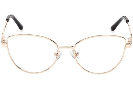 Okulary korekcyjne Guess GU9222 033 Kocie oczy Złote