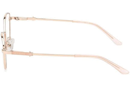 Okulary korekcyjne Guess GU9222 032 Kocie oczy Złote