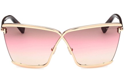 Okulary przeciwsłoneczne Tom Ford FT0936 28F Kwadratowe Złote