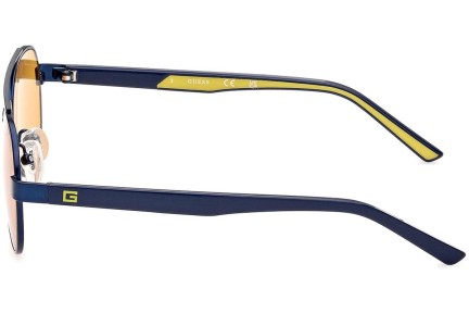 Okulary przeciwsłoneczne Guess GU9221 91E Pilotki (Aviator) Niebieskie