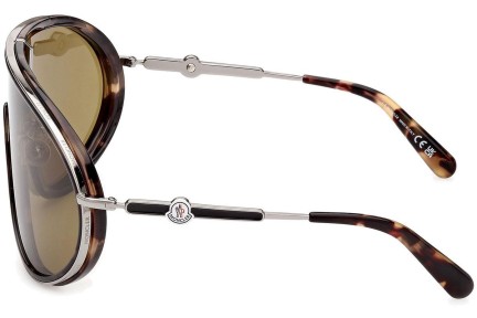 Okulary przeciwsłoneczne Moncler ML0222 55N Pojedyncze | Shield Havana