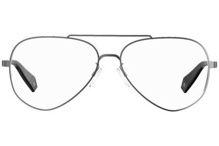 Okulary korekcyjne Polaroid PLDD358/G 6LB Pilotki (Aviator) Srebrne