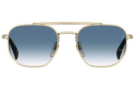 Okulary przeciwsłoneczne David Beckham DB1079/S 06J/08 Prostokątne Złote