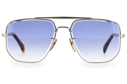 Okulary przeciwsłoneczne David Beckham DB7001/S 010/08 Kwadratowe Srebrne
