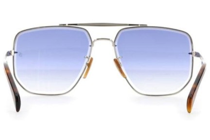 Okulary przeciwsłoneczne David Beckham DB7001/S 010/08 Kwadratowe Srebrne