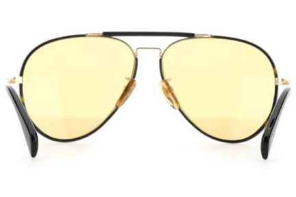 Okulary przeciwsłoneczne David Beckham DB7003/S J5G/UK Pilotki (Aviator) Złote
