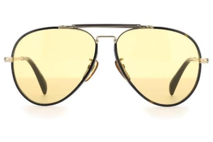 Okulary przeciwsłoneczne David Beckham DB7003/S J5G/UK Pilotki (Aviator) Złote