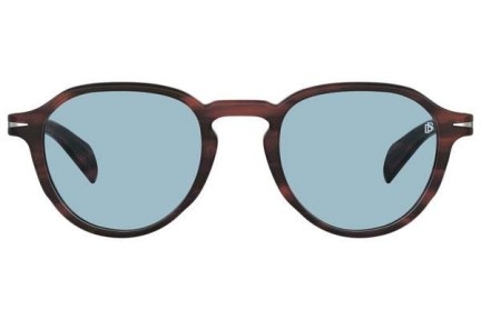 Okulary przeciwsłoneczne David Beckham DB7078/S EX4/QZ Okrągłe Havana