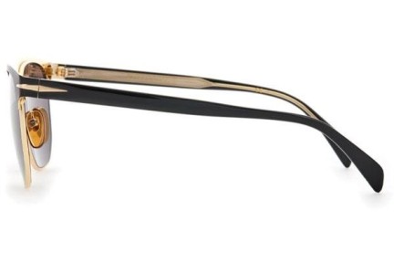 Okulary przeciwsłoneczne David Beckham DB7057/F/S I46/IR Browline Czarne