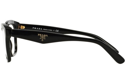 Okulary korekcyjne Prada PR29RV 1AB1O1 Kocie oczy Czarne
