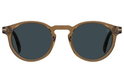 Okulary przeciwsłoneczne David Beckham DB1036/S FMP/KU Okrągłe Brązowe