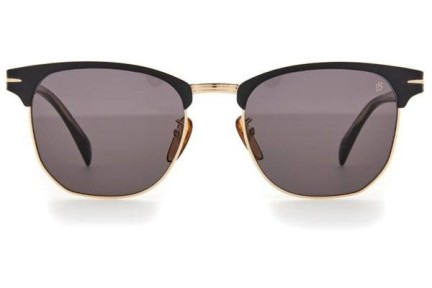 Okulary przeciwsłoneczne David Beckham DB7057/F/S I46/IR Browline Czarne