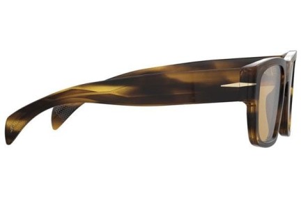 Okulary przeciwsłoneczne David Beckham DB7000/SBOLD KVI/Z0 Kwadratowe Havana