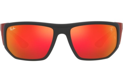 Okulary przeciwsłoneczne Ray-Ban Scuderia Ferrari Collection RB8361M F6476Q Prostokątne Czarne