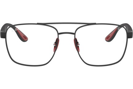 Okulary korekcyjne Ray-Ban Scuderia Ferrari Collection RX6467M F028 Kwadratowe Czarne