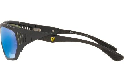 Okulary przeciwsłoneczne Ray-Ban Scuderia Ferrari Collection RB8359M F66455 Prostokątne Szare